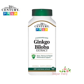 21st Century Ginkgo Biloba Extract Standardized Veggie Caps