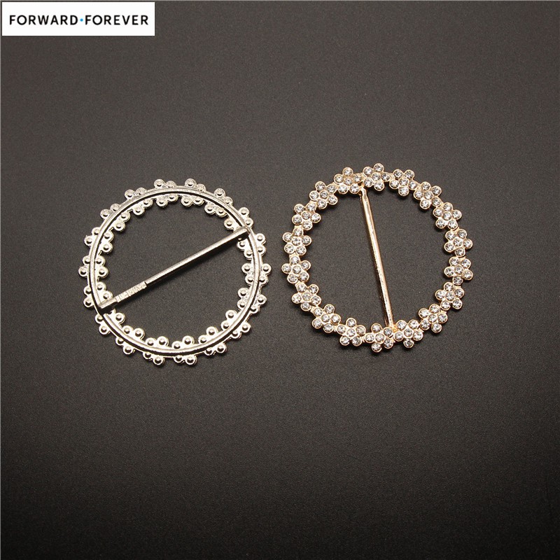 ห่วงยึดผ้าพันคอ ประดับคริสตัลเทียม สำหรับผู้หญิง M40157 - รูปที่ 3