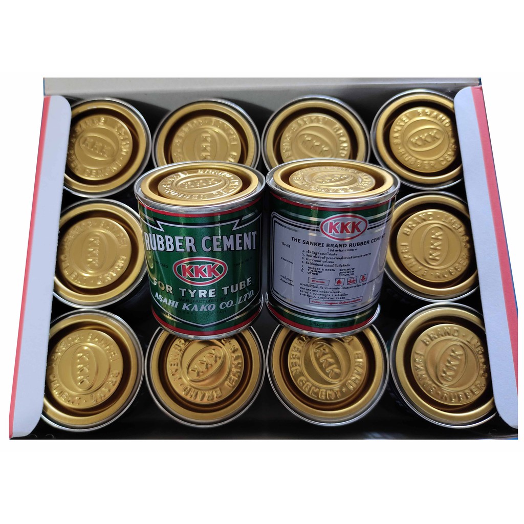 🔥โค้ดTIDS403ลด15%🔥กาวปะยาง 3K กาว3เค KKK RABBER CEMENT FOR TYRE TUBE size 80 g 3เค 1 ชิ้น