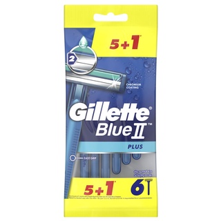 Free Delivery Gillette Blue2 Plus Razor 5+1pcs. Cash on delivery