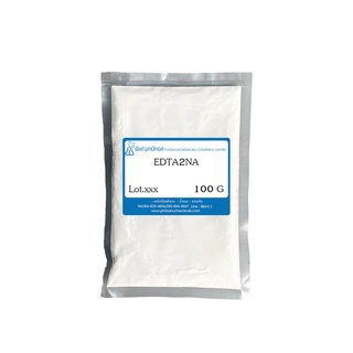 EDTA2NA (DISODIUM EDTA) 100 G : อีดีทีเอ2เอ็นเอ (ไดโซเดียม อีดีทีเอ) 100 กรัม // เคมีเครื่องสำอาง