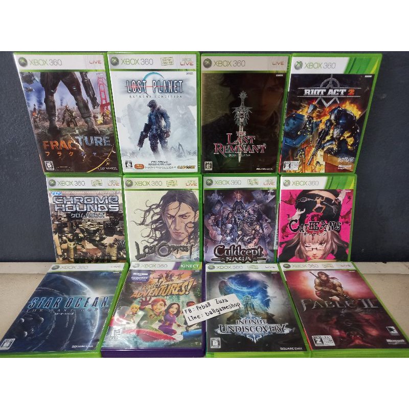 แผ่นแท้  xbox360  เก็บปลายทาง