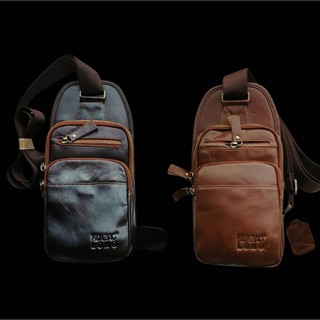 กระเป๋าคาดอก กระเป๋าแฟชั่น กระเป๋าหนังแท้ Leather Crossbody Bag
