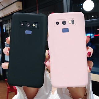 เคส Samsung Galaxy Note 8 9 10 Plus เนื้อแมตต์ เจลลี่ สีแคนดี้ นิ่ม ซิลิโคน ด้านหลัง เคสโทรศัพท์