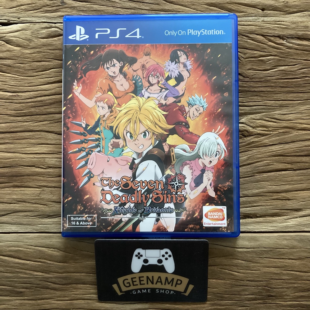 PS4 [มือ2] The Seven Deadly Sins : Knights of Britannia (R3/ASIA)(EN) # Sin