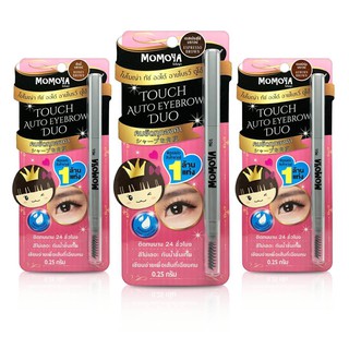 ดินสอเขียนคิ้ว โมโมญ่า ทัช ออโต้ อายโบรว์ ดูโอ้ Momoya Touch Auto Eyebrow Duo