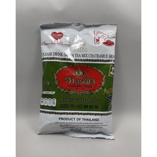 ชาเขียวผงปรุงสำเร็จ  Green Tea Mix (ยี่ห้อ ชาตรามือ) 180 กรัม