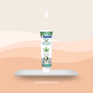 Sparkle Natural Hemp Seed Extract Toothpaste | สปาร์คเคิล เนเชอรัล เฮมพ์ ซีด เอ็กซ์แทรค ทูธเพสท์ (ยาสีฟันสูตรเข้มข้น)