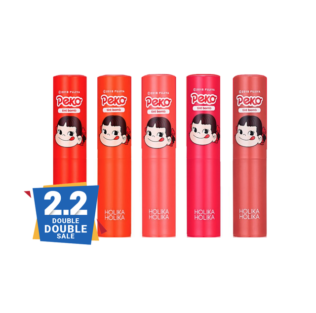 Peko + เมอา พิมฐา Bomb รุ่นใหม่คอลเลคชั่นน่ารักกก Holika Tint ก็ใช้รุ่นนี้จ้า Drop (รอสินค้า7วัน) Water
