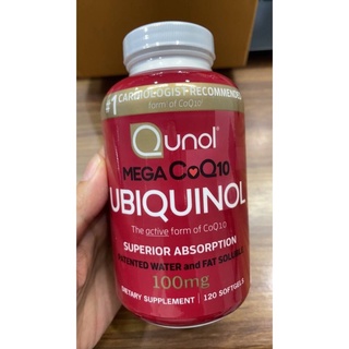 Qunol Mega CoQ10 Ubiquinol 100 mg 120 Softgels