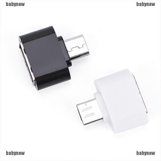 Babynew สายเคเบิล Mini OTG USB OTG Micro USB เป็น USB แปลงแท็บเล็ตพีซี Android