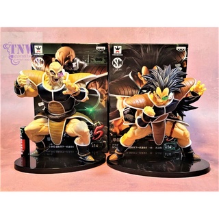 [มือสอง งานแท้ ญี่ปุ่น] Nappa&amp;Raditz นัปป้า&amp;ราดิช มีกล่อง ขนาด 6" Dragonball ดราก้อนบอล งานแท้ Banpresto