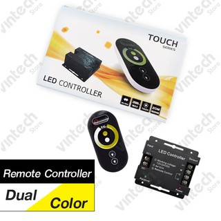 LED Touch Screen Dimmer Controller 12-24V เปลี่ยนอุณหภูมิสี