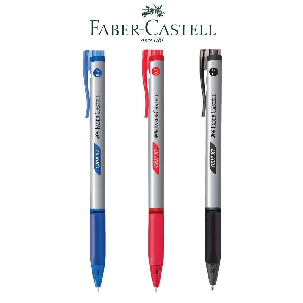ปากกาลูกลื่น Faber-Castell รุ่น Grip X7 (จำนวน 1 แท่ง)