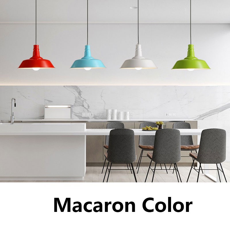 American Ceiling Lamp Pot Lid Chandelier Cafe โคมระย้าสไตล์โมเดิร์นเส้นผ่านศูนย์กลาง 26 ซม