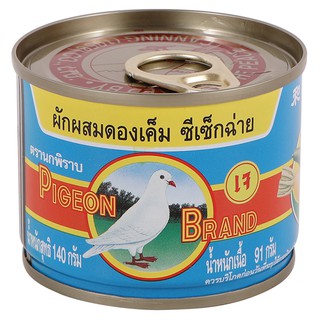 ตรานกพิราบ ผักกาดดอง ซีเซ็กฉ่ายกระป๋อง ฝาดึง 140 ก.X 2 กระปุก