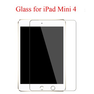 กระจกนิรภัย ป้องกันหน้าจอ iPad Mini 4 การป้องกันหน้าจอ Mini4 A1538 A1550 Tempered glass Screen Protector