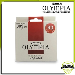 Olympia สายกีต้าร์ไฟฟ้า HQ Nickel Wound : 9-42