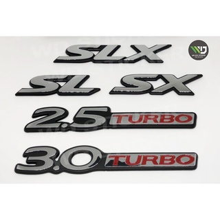 โลโก้ SL / SX / SLX / 2.5 TURBO / 3.0 TURBO สำหรับ ISUZU TFR ปี 95-98  *ราคาต่อชิ้น*  *หากมีข้อสงสัยทักแชทก่อนสั่งซื้อ*