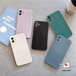 เคสโทรศัพท์ Tpu แบบนิ่มสีพื้นสีพื้นสําหรับ Xiaomi Redmi 10 9A 9 Mi 11 Lite 11Lite 10T 10 Redmi Note 10 10s