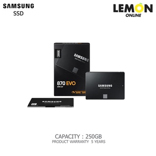 SSD SAMSUNG 870 EVO 250GB SATA 2.5 : MZ-77E250BW