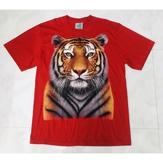 เสื้อยืด Rock eagle สกรีนลายหน้าเสือ เนื้อผ้า Cotton 100%