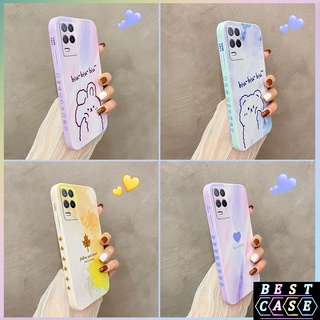 เคสโทรศัพท์มือถือแบบนิ่ม พร้อมสายคล้องข้อมือ สําหรับ OPPO A54 OPPO A54 A53 A33 A54 A5S A9 2020 A5 2020 A55 4G A16 F9 A7 A12