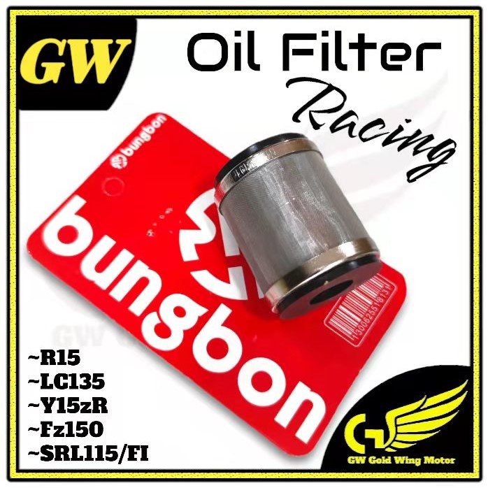 BUNGBON LC135 RACING กรองน้ํามันสุทธิ JARING ELEMENT CLEANER Y15ZR Y15 R15 FZ 150 SRL115 Y16 LC5S LC