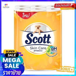 กระดาษชำระ SCOTT SKIN CARE แพ็ค24TOILET TISSUE SCOTT SKIN CARE PACK 24