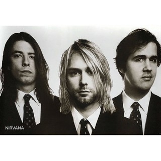 โปสเตอร์ รูปถ่าย วงดนตรี ร็อค เนอร์วานา NIRVANA 1987-94 POSTER 20”x30” Inch Kurt Cobain Legend American Rock Band v10