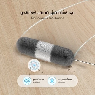 [มีของขวัญ89฿]RANDY ไม้ปัดฝุ่น ไมโครไฟเบอร์ ด้ามปรับความยาวได้ 2.4เมตร แปรงปัดฝุ่น ดัดโค้งงอได้ ซักได้ ผลิตภัณฑ์สแตนเลส