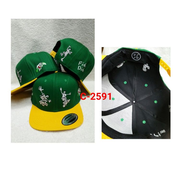 หมวก Fido Dido Snapback Topi Fido Dido Snapback คุณภาพสูง