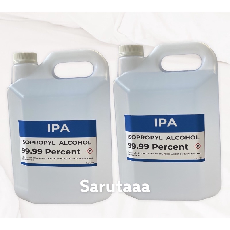 IPA ( Isopropyl Alcohol) แพค 2 แกลลอน (5 ลิตร+5 ลิตร)