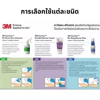 3M Cavilon ทุกรุ่น Durable Cream / No string barrier film / skin cleanser