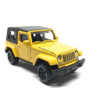 Majorette Jeep Wrangler Rubicon - Yellow Color /Wheels OF5VG /scale 1/60 (3 inches) no Package