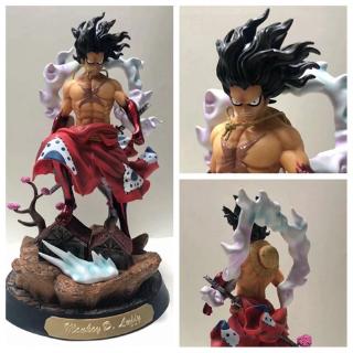 ตุ๊กตาฟิกเกอร์ One Piece Monkey D Luffy Snake Man Ver . GK Statue PVC