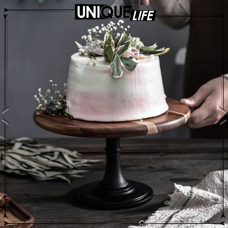 [ Appliances ] ขาตั้งไม้ ทรงกลม สําหรับวางเค้ก คัพเค้ก ขนมหวาน ในงานแต่งงาน งานเลี้ยงวันเกิด
