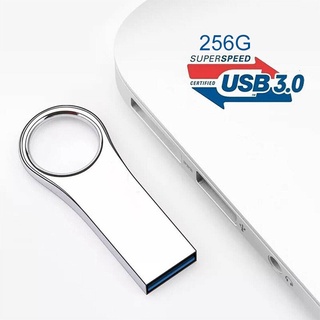 แฟลชไดรฟ์โลหะ 256GB USB 3.0 กันน้ํา 1 ชิ้น ☆Spdivines