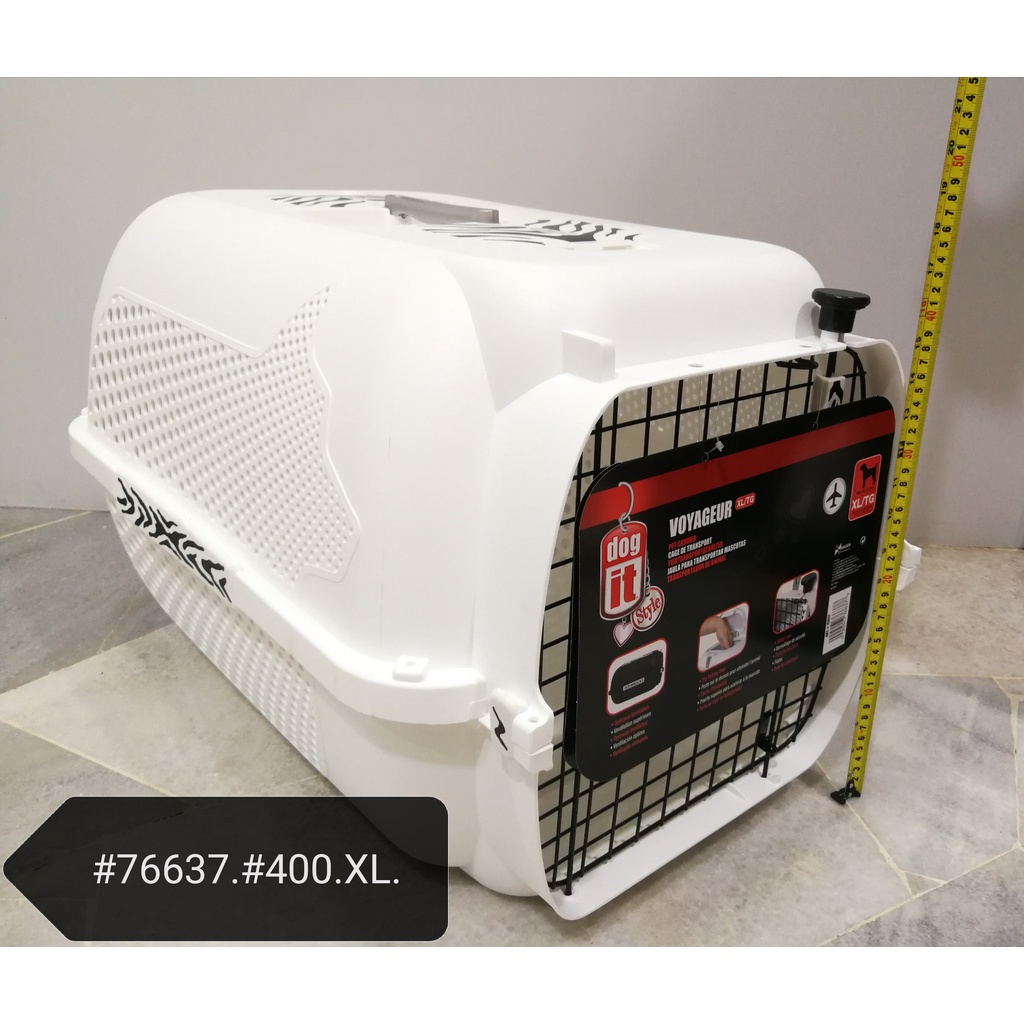 Voyageur 400 XL Pet Carrier Flight Cage White Tiger Cat Rabbit Dog 76637 [CatIt DogIt] Sangkar Kucing