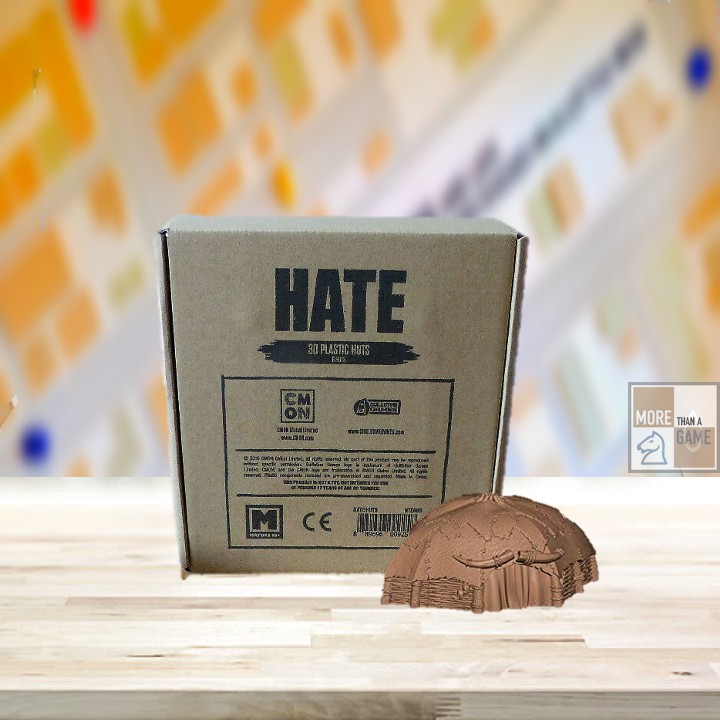 Hate : 3D Plastic Huts Boardgame [ของแท้] [Kickstarter Exclusive]