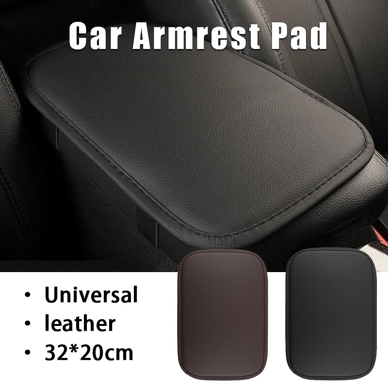 รถ Armrest Pad Auto คอนโซลกลาง Arm Rest กล่องที่นั่ง Pad หนังคอนโซลคอนโซล Universal myvi/honda/yaris