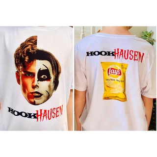 [S-5XL] เสื้อยืด ผ้าฝ้าย พิมพ์ลายตลก AEW HOOK &amp; Danhausen HOOKHausen