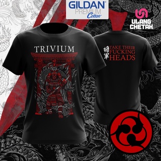 Gildan เสื้อยืดผ้าฝ้ายพรีเมี่ยม พิมพ์ลาย Trivium Band D07 สําหรับผู้ชาย และผู้หญิง