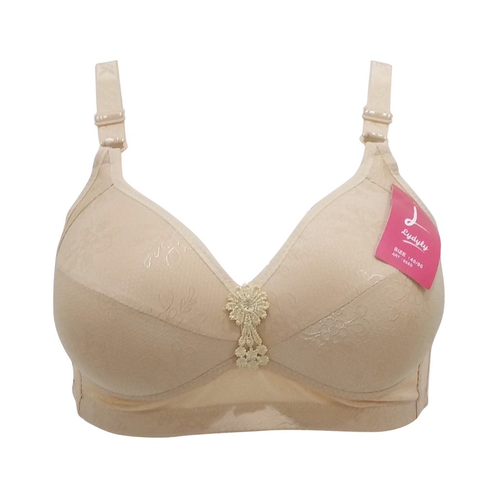 Lydyly - Jumbo Big Cup Foam Daily Bra | บราไซส์ใหญ่ DD666D BH | ชุดชั้นใน 3 ลิงค์ความคุ้มครองเต็มรูป