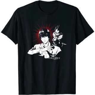 Appes Store Cartoon Death Note L &amp; Ryuk T-Shirt เสื้อยืดอนิเมะญี่ปุ่น