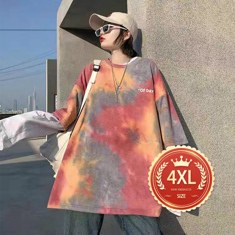 SUNDAY2020 ไซส์ใหญ่ เสื้อยืดสีสวยลายมัดย้อมสุดแนว ใส่เป็นทีมหรือใส่คู่ีกับแฟนก็เท่ไม่ตกเทรนแน่นอน