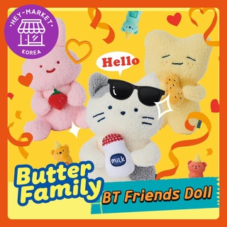 [Buttershop] ❤️ตุ๊กตาครอบครัวเนย❤️ Bt Friends Fuzzy doll / Buttergun / Milkcat / Fur doll / Character doll / Stuffed Toy / Plush Toy / Decoration