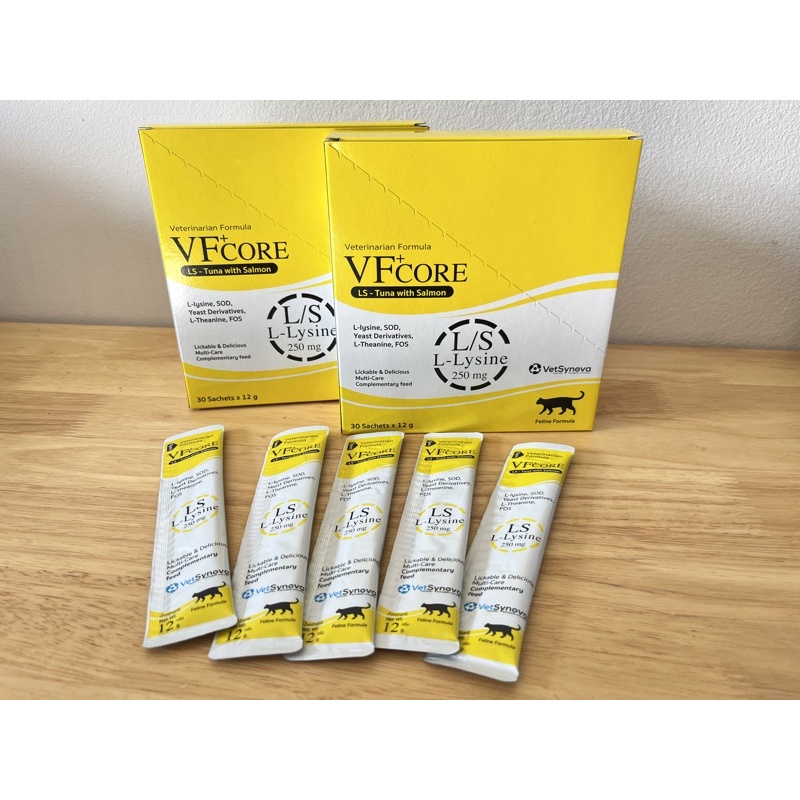 💥พร้อมส่ง💥VFcore L-lysine กระตุ้นภูมิแมวแบบเลีย