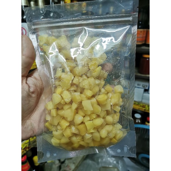 ขิงดองเต้าเจี้ยวสูตรโฮมเมดอร่อยเด็ด แบ่งชั่ง 300 กรัม