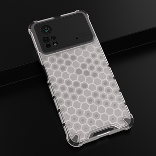 เคสกันกระแทก POCO X4 Pro 5G Armor Case Hybrid Hard PC Soft TPU ฝาหลังใส